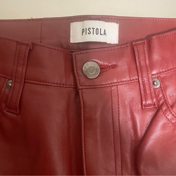 EUC/LIKE NEW Pistola X Revolve Cassie Super High Rise Straight Pant - Carmine 26 - Picture 6 of 16